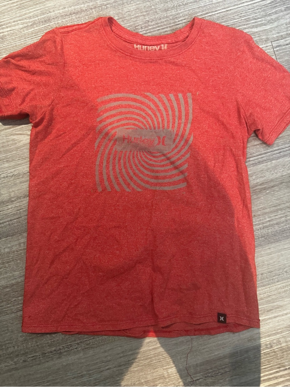 Hurley Red Spiral Logo T-Shirt